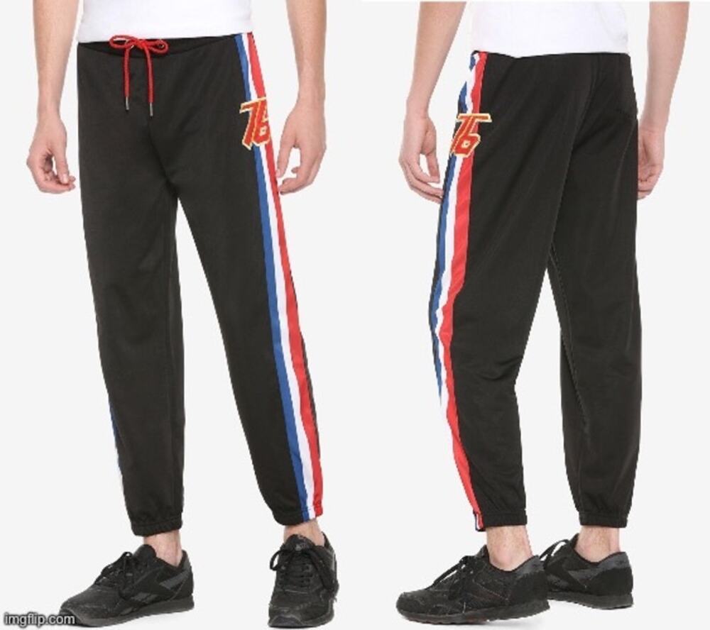 Overwatch NWT Men's XS Soldier 76 Black Jogger Track Pants Sweats Athleisure